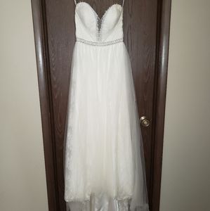 A line Wedding Dress Boho Val Stefani